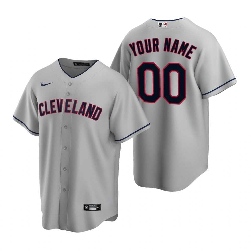 Cleveland Indians Customized Nike Gray 2020 Stitched MLB Cool Base Road Jersey,We sell and wholesale Cleveland Indians Customized Nike Gray 2020 Stitched MLB Cool Base Road Jersey on line form chian!